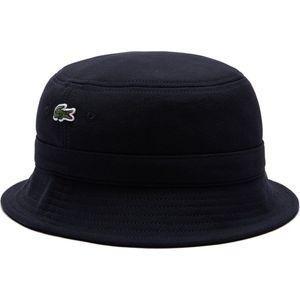 Lacoste Hoed RK2056 Marine Blauw Bucket Hat - Maat L