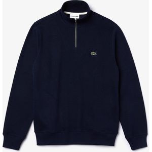 Lacoste - SH1927 1/4 Zip - Trui - Marine Blauw - 83% Katoen, 17% Polyester
