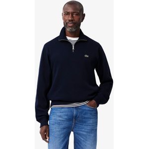 Lacoste - SH1927 - Trui - Marine - Katoen/Polyester - 1/4 Zip