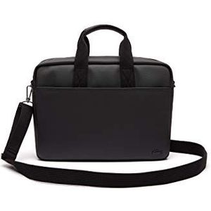 Lacoste Classic Petit Pique Computer Shoulder Bag Zwart,Grijs