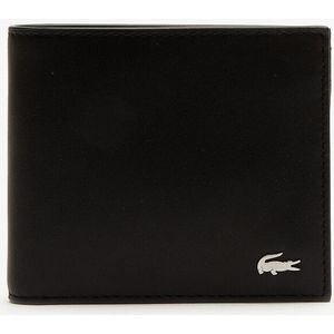 Portefeuille M Billfold FG LACOSTE. Leer materiaal. Maten één maat. Zwart kleur