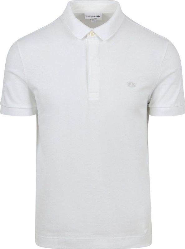 Lacoste - Paris - Poloshirt - Wit - Katoen - Regular Fit