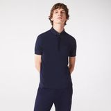 Lacoste - Paris - Poloshirt - Marine Blauw - Katoen 94%, Elastaan 6%