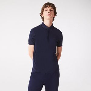Lacoste - Paris - Poloshirt - Marine Blauw - Katoen 94%, Elastaan 6%