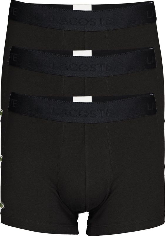 Lacoste - Boxershorts - Zwart - Katoen - 3-Pack