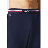 LACOSTE - Pyjamabroek - Marineblauw - Katoen - Driekleurige Tailleband