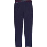 LACOSTE - Pyjamabroek - Marineblauw - Katoen - Driekleurige Tailleband