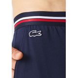 LACOSTE - Pyjamabroek - Marineblauw - Katoen - Driekleurige Tailleband