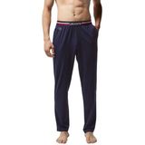 LACOSTE - Pyjamabroek - Marineblauw - Katoen - Driekleurige Tailleband