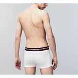 LACOSTE - Boxershorts - Wit - Gestreept - Marine - Katoen - Set van 3