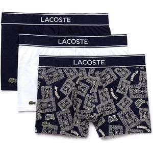 Boxershorts - Navy - Wit - Drie Stuks