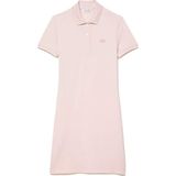 LACOSTE - Rechte Korte Jurk - Lichtroze - Katoen
