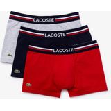 LACOSTE - Boxershorts voor Heren - Driekleurige Boord met Logo