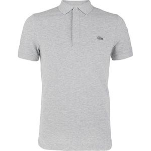 Lacoste - Polo Shirt - Grijs - Katoen - Korte Mouwen