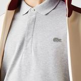 Lacoste - Polo Shirt - Grijs - Katoen - Korte Mouwen