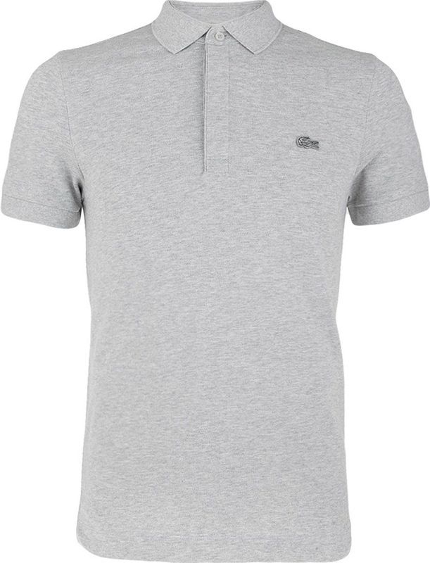 Lacoste - Polo Shirt - Grijs - Katoen - Korte Mouwen