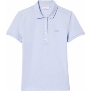 Lacoste - Damespolo - Lichtblauw - Korte Mouwen - Slim Fit