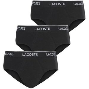 Set van 3 slips LACOSTE. Katoen materiaal. Maten S. Zwart kleur