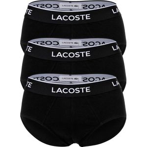 Lacoste - 8H3472 - Boxershort - Black - 95% Katoen 5% Elastaan - Set van 3