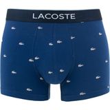 Lacoste - Casual - Boxershorts - Rood/Navy Blauw/Gevlamd Grijs - Katoen