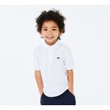 Lacoste - Pj2909 - Poloshirt - Wit - Regular Fit - Unisex Kinderen