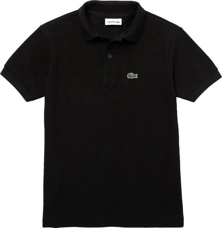 Lacoste - Poloshirt - Zwart - Regular Fit - Unisex Kinderen