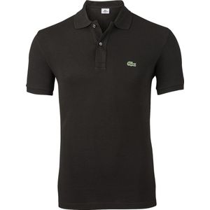 Lacoste - Slim Fit Poloshirt - Zwart - 100% Piqué Katoen