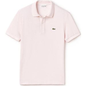Lacoste - Poloshirt Pique - Roze - Katoen - Effen - Korte Mouw