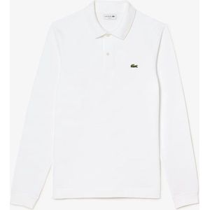 Lacoste - PH4013-33 - Poloshirt - Wit - Slim Fit - Lange Mouwen