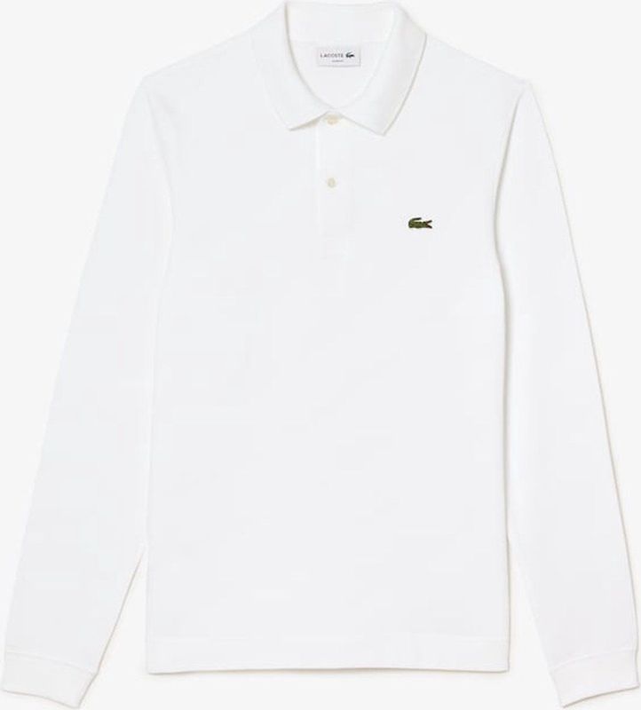 Lacoste - PH4013-33 - Poloshirt - Wit - Slim Fit - Lange Mouwen