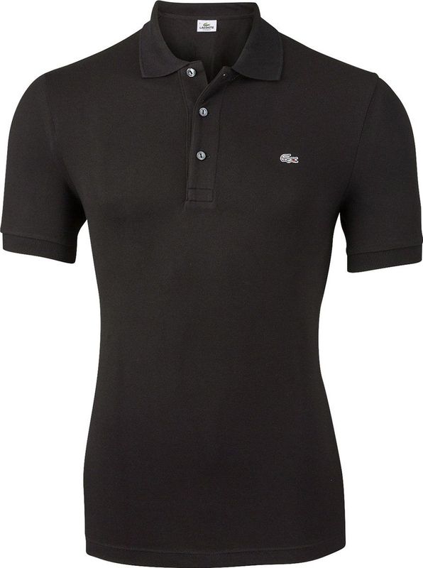 Lacoste - Slim Fit Polo - Zwart - Katoen/Elastaan