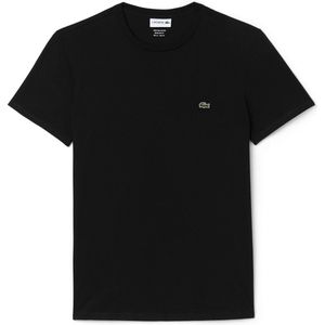 T-Shirt Lacoste Men TH6709 Crew Neck Zwart