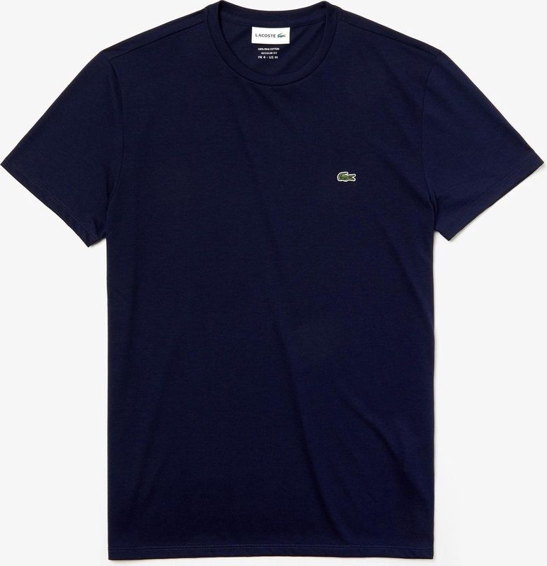 Lacoste - TH6709 - T-Shirt - Marine Blauw - Katoen