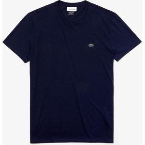 Lacoste - 166 Blu T-Shirt - Blauw - Hoogwaardige Stof - Korte Mouwen
