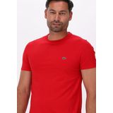 T-Shirt Lacoste Men TH6709 Crew Neck Rood
