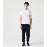Lacoste - TH6710 - T-Shirt - Wit - 100% Katoen - V-hals - Aansluitende Pasvorm