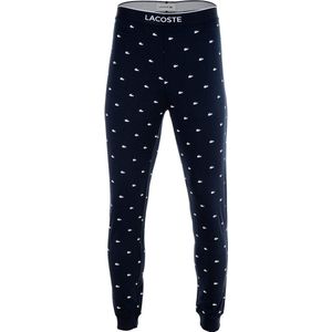 LACOSTE - Bedrukte Pyjamabroek - Blauw - Katoen