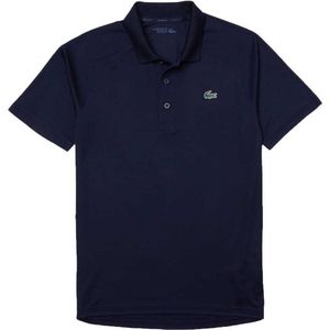 Lacoste - DH3201 - Sportshirt - Navy Blue - Piquéstof - Regular Fit