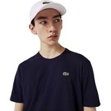 Lacoste - T-shirt - Wit - Katoen - Korte Mouwen - Iconische Krokodillenpatch