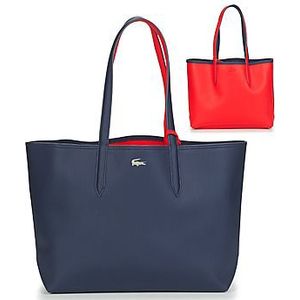 Lacoste Dames Nf2142aa boodschappentas, Marine 166 Rouge, Eén Maat