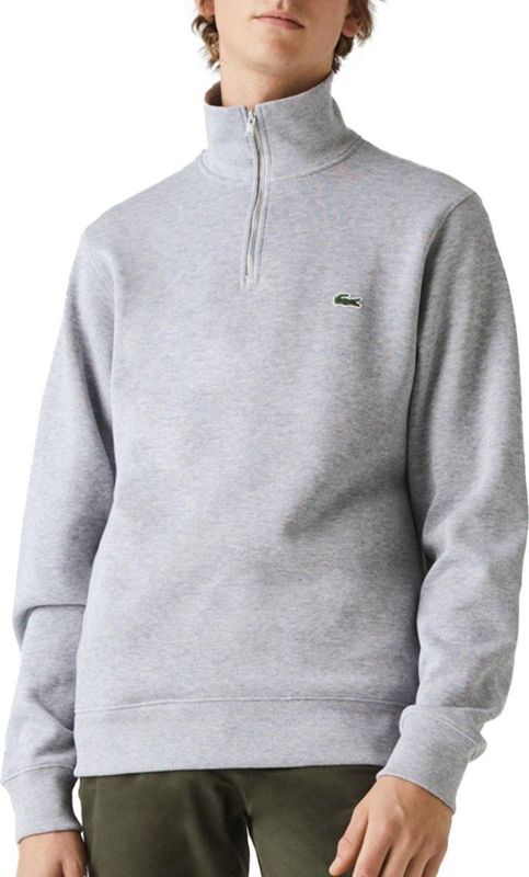 Lacoste - SH1927 1/4 Zip - Trui - Grijs - Urban Stijl