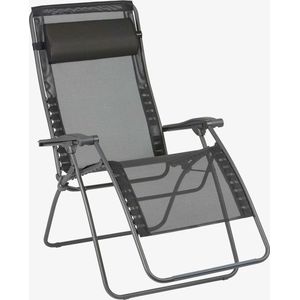 Lafuma RSXA Clip XL - Relaxstoel - Traploos Verstelbaar - Inklapbaar - Zero Gravity - Zwart