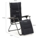 Lafuma Evolution Be Comfort Relaxstoel - Dark Grey