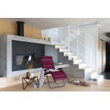 Lafuma RSX Clip Air Comfort - Relaxstoel - Verstelbaar - Inklapbaar - Zero Gravity - Bordeaux