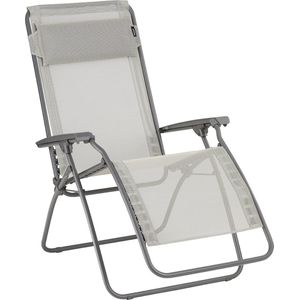 Lafuma Mobilier - Relaxstoel Zero Gravity R Clip - Inklapbare ligstoel voor terras en tuin - Robuust Batyline® zeildoek - Multipositionele ligstoel, alle comfort, gemaakt in Frankrijk - Beige SEIGLE