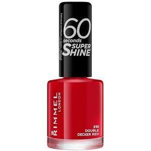 Rimmel - 60 Seconds Super Shine - Nagellak - Double Decker Red - 8 ml