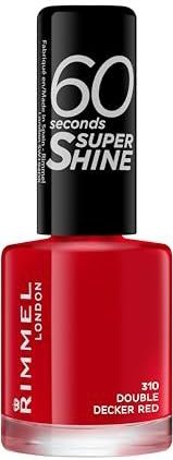 Rimmel - 60 Seconds Super Shine - Nagellak - Double Decker Red - 8 ml