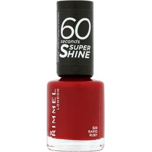 Rimmel - Nagellak 60 Seconds - Diep Robijnrood - 8ml