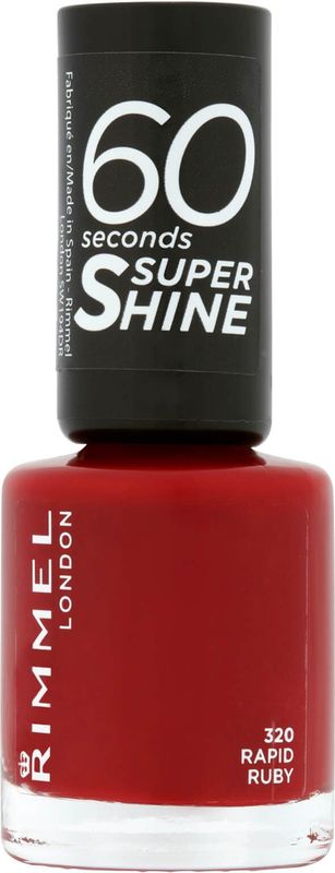 Rimmel - Nagellak 60 Seconds - Diep Robijnrood - 8ml