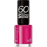 Rimmel - 60 Seconds Super Shine - Nagellak - Tint 323 Funtime Fuchsia - 8 ml